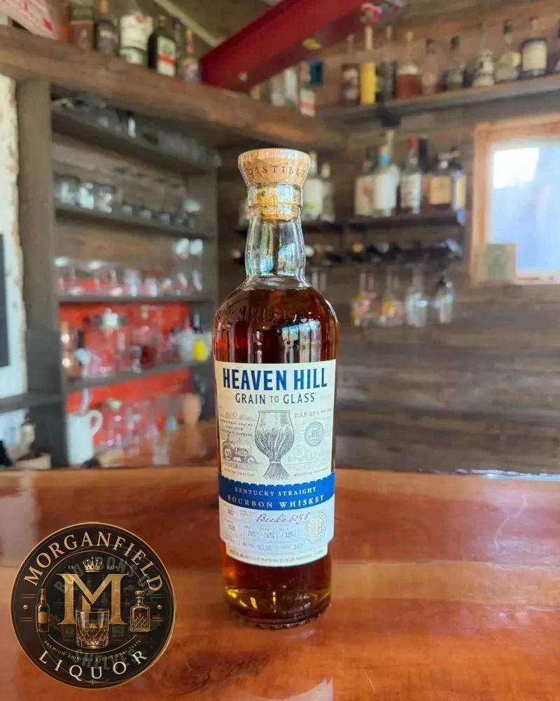 Heaven Hill "Grain to Glass" Kentucky Straight Bourbon Whiskey - 107 proof (53.5% ABV) - Bourbons On Shelves