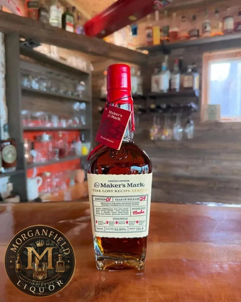 Maker's Mark Wood Finishing Series "The Heart Release - 111.7 Proof (55.85% ABV) - Bourbons On Shelves