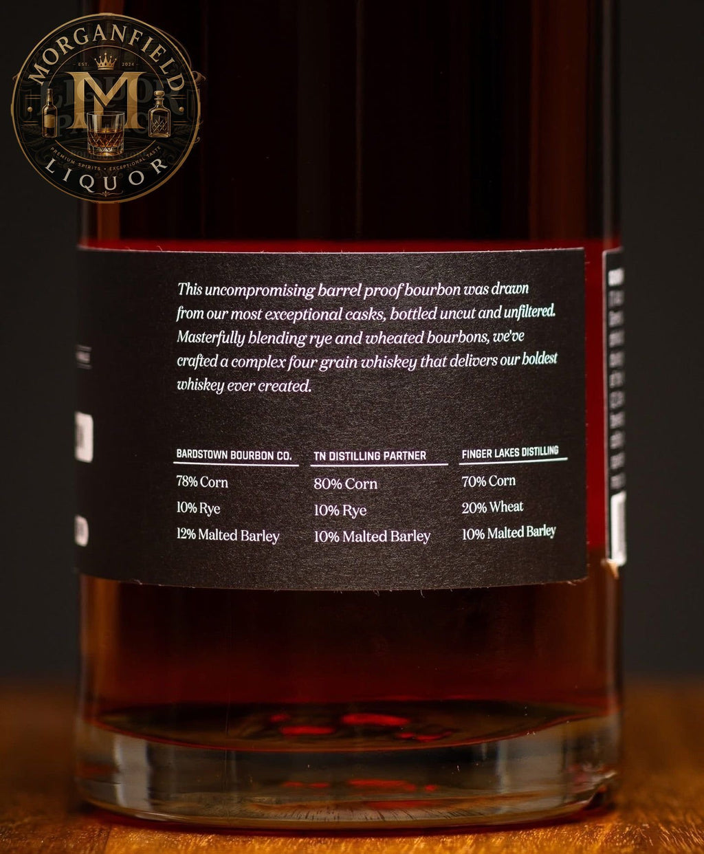 Pursuit Triple Mash Bourbon Whiskey – 59.9% ABV (119.8 Proof)