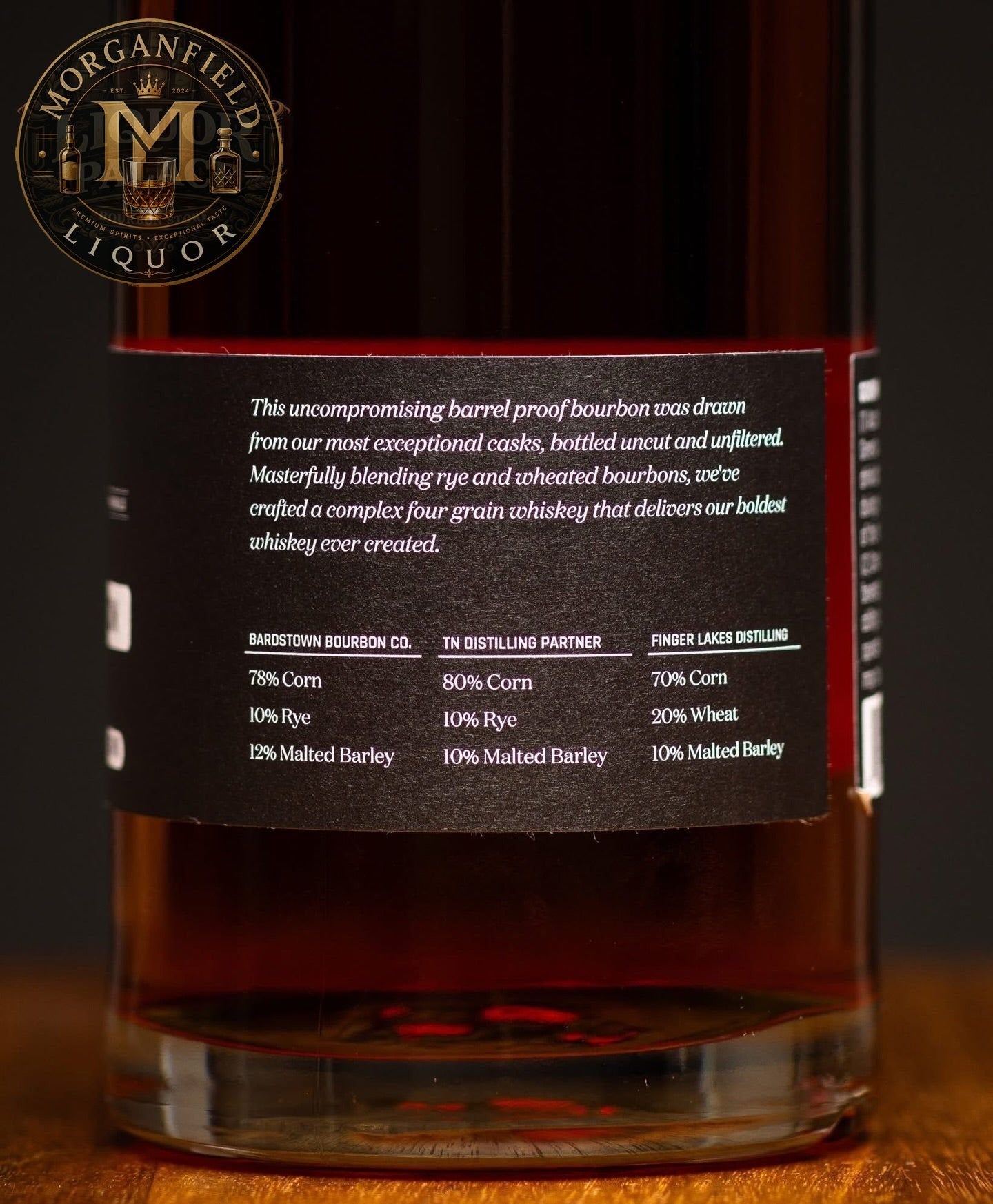 Pursuit Triple Mash Bourbon Whiskey – 59.9% ABV (119.8 Proof)