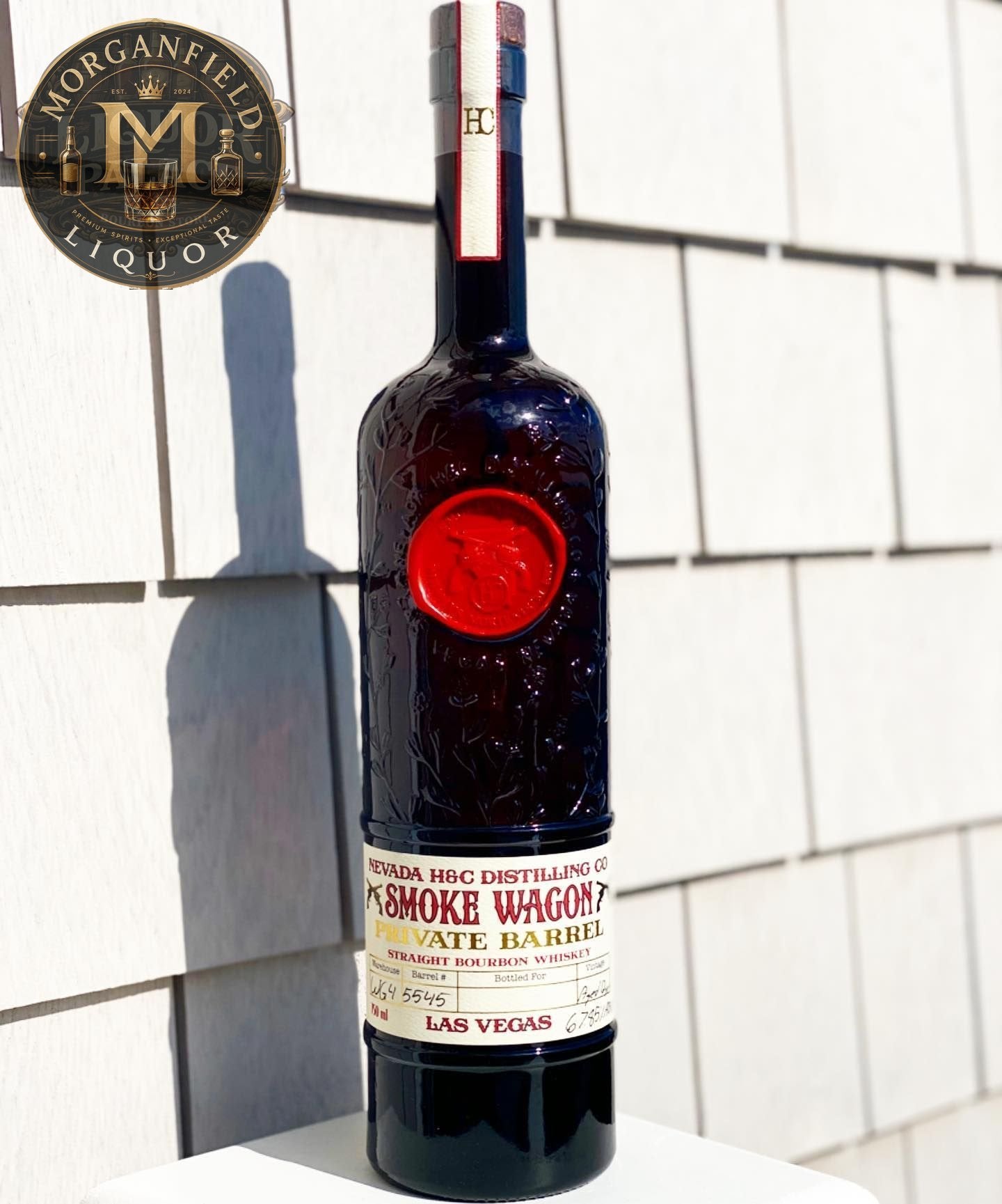 Smoke Wagon Private Barrel Bourbon – 55% ABV (110 Proof)