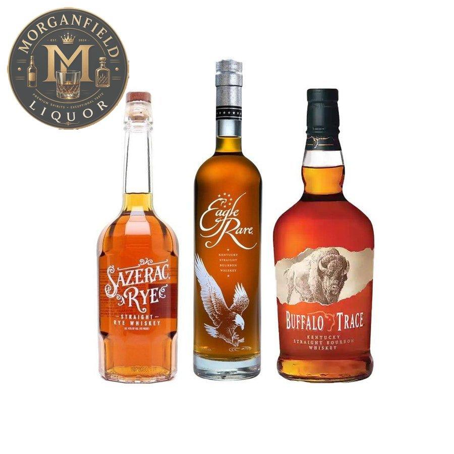 *Buffalo Trace Combo Pack* Eagle Rare 10 Year, Sazerac Rye, Buffalo Trace Bourbon - Bourbons On Shelves