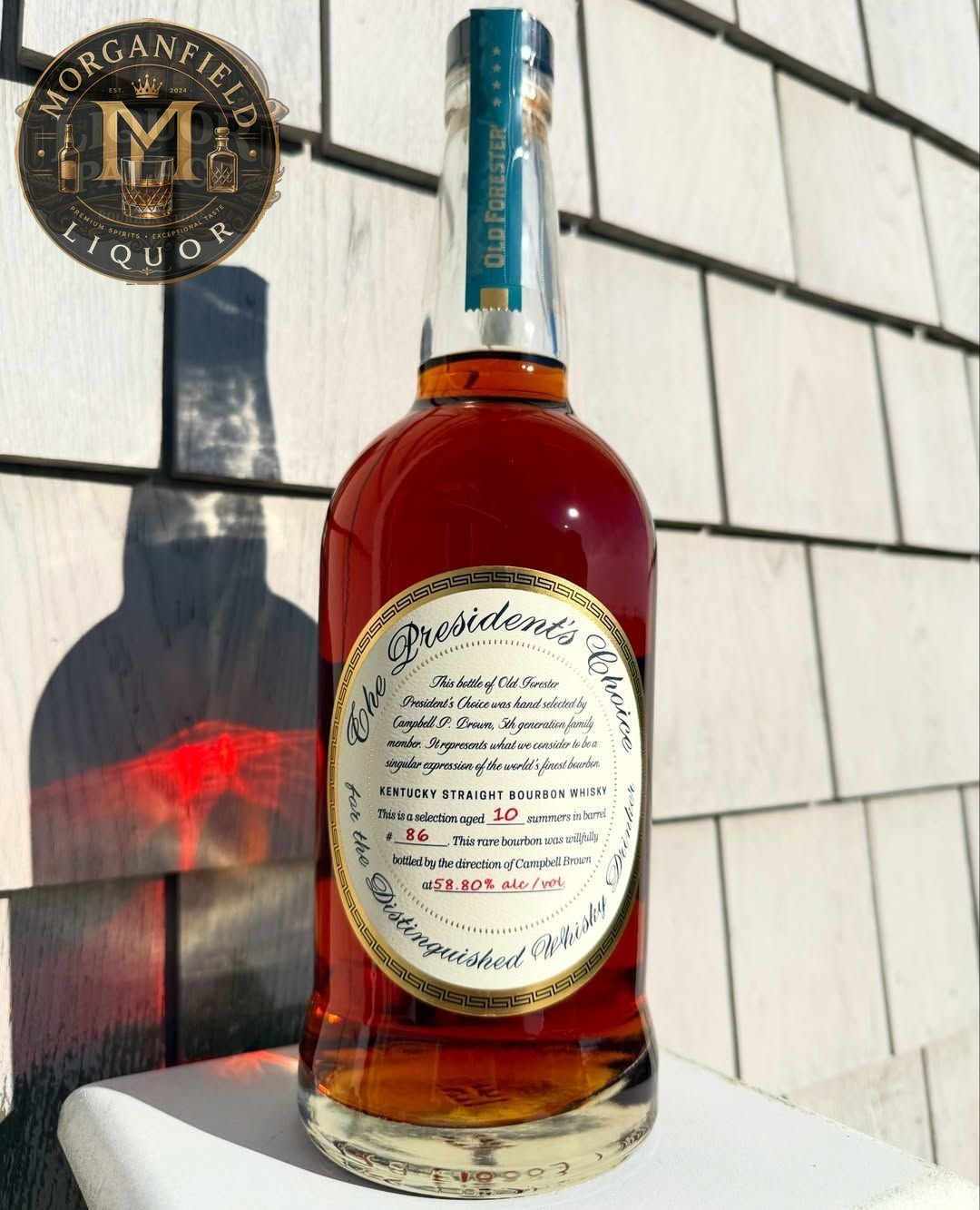 Old Forester President’s Choice Single Barrel Bourbon – 58.8% ABV (117.6 Proof)
