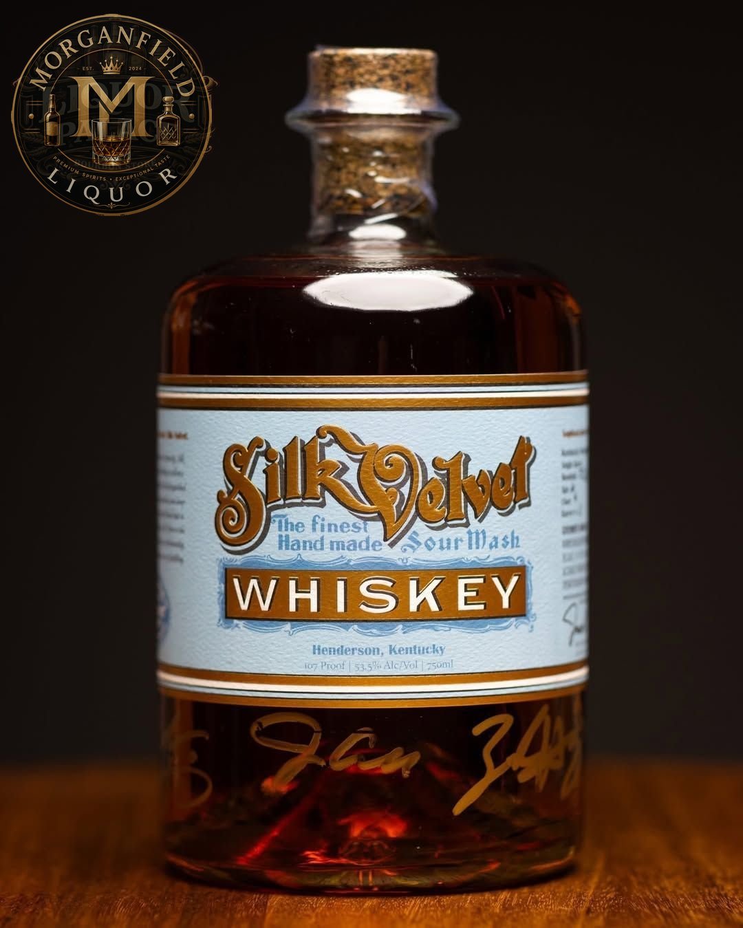 Silk Velvet Bourbon – 53.5% ABV (107 Proof)