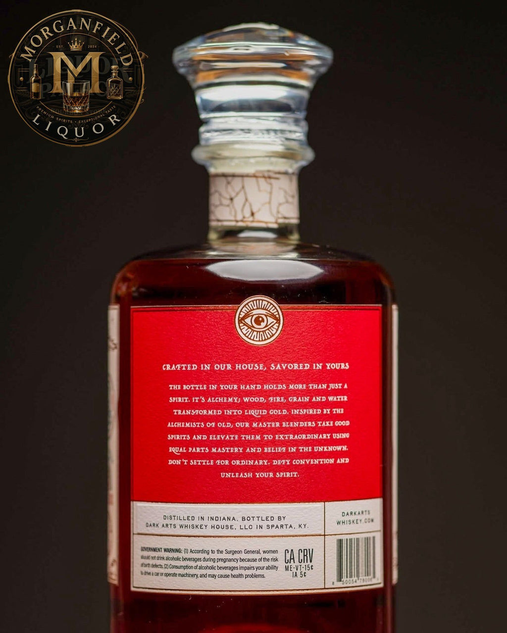 Dark Arts Whiskey House – 52.5% ABV (105 Proof)