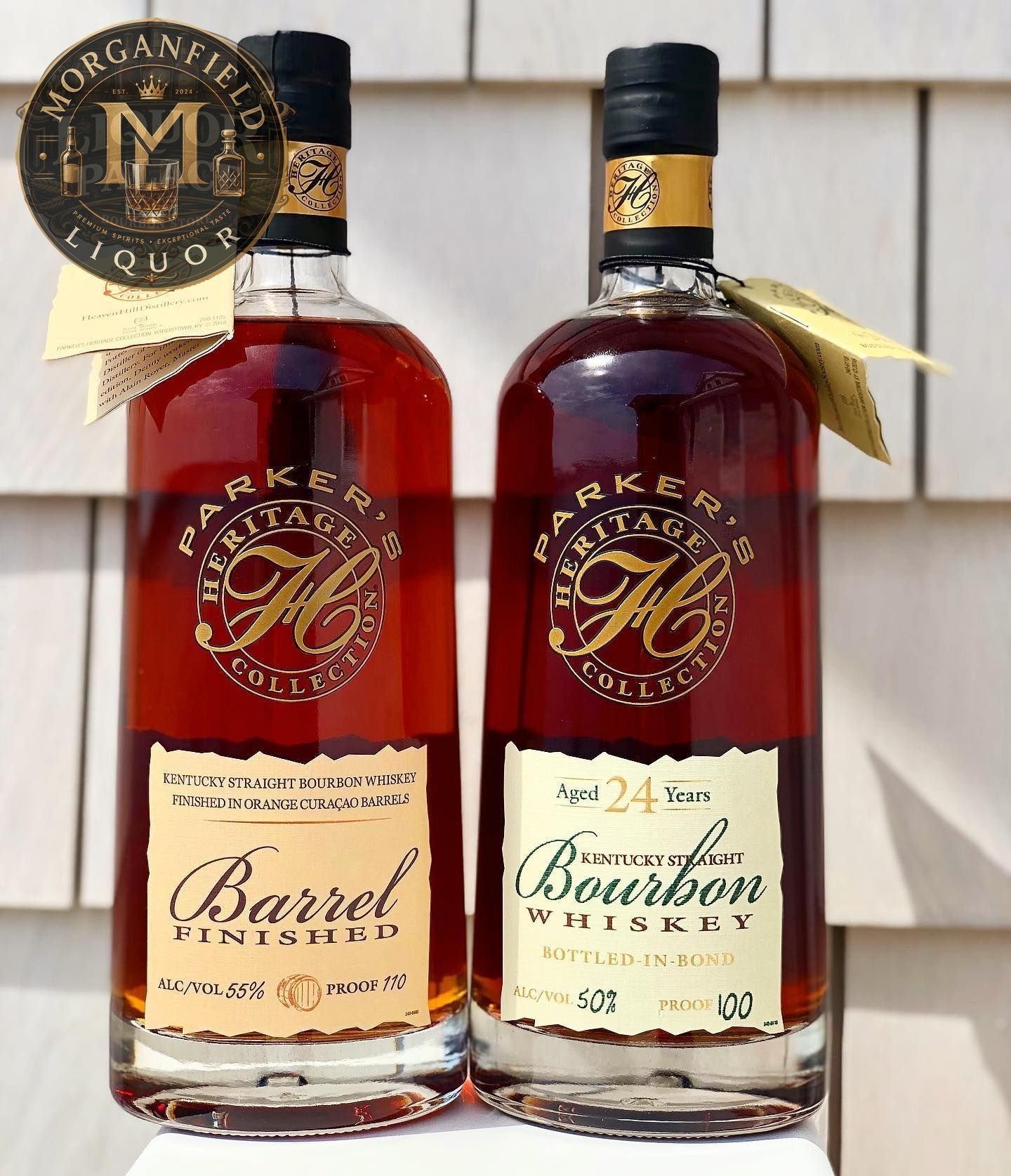 Parker’s Heritage Barrel Finished & Parker’s Heritage Bourbon Whiskey – Aged 24 Years (Bundle)
