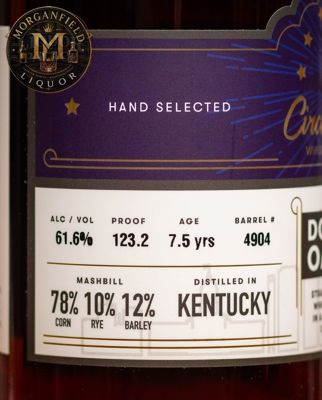 Circle City Double City Single Barrel Bourbon – 123.2 Proof (61.6% ABV)