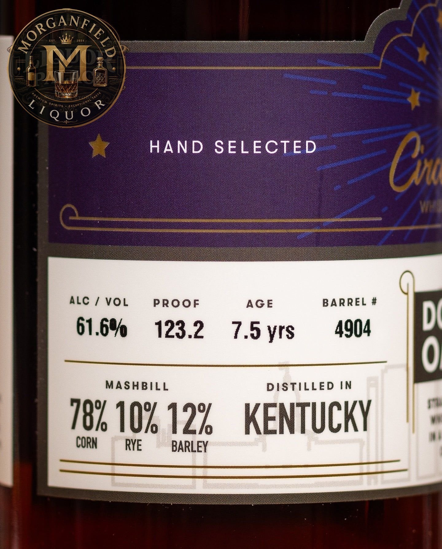 Circle City Double City Single Barrel Bourbon – 123.2 Proof (61.6% ABV)