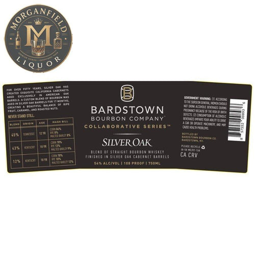 Bardstown Bourbon Collaborative Series Silver Oak Straight Bourbon - Bourbons On Shelves