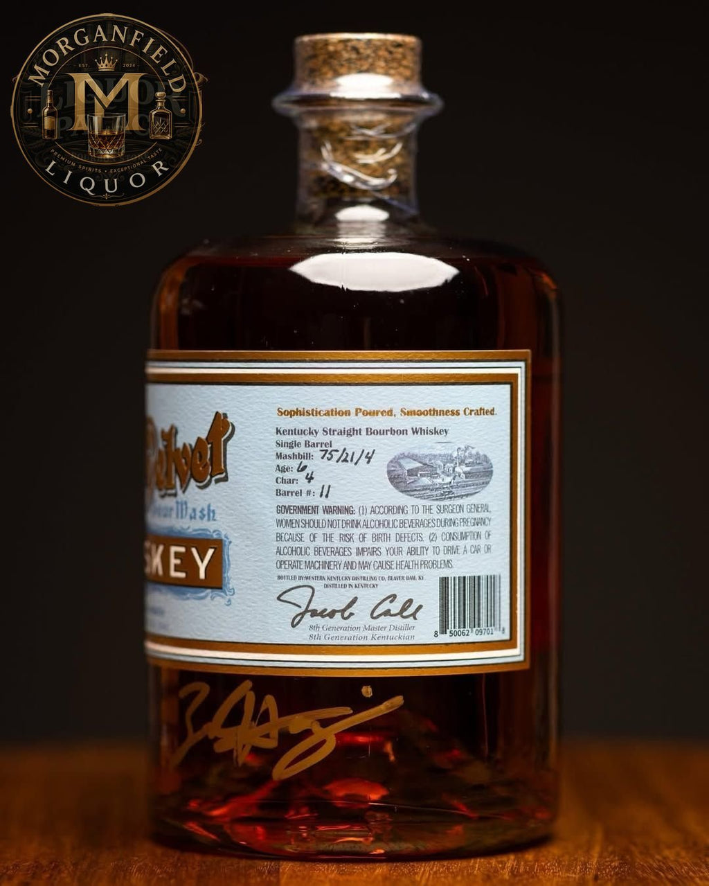 Silk Velvet Bourbon – 53.5% ABV (107 Proof)